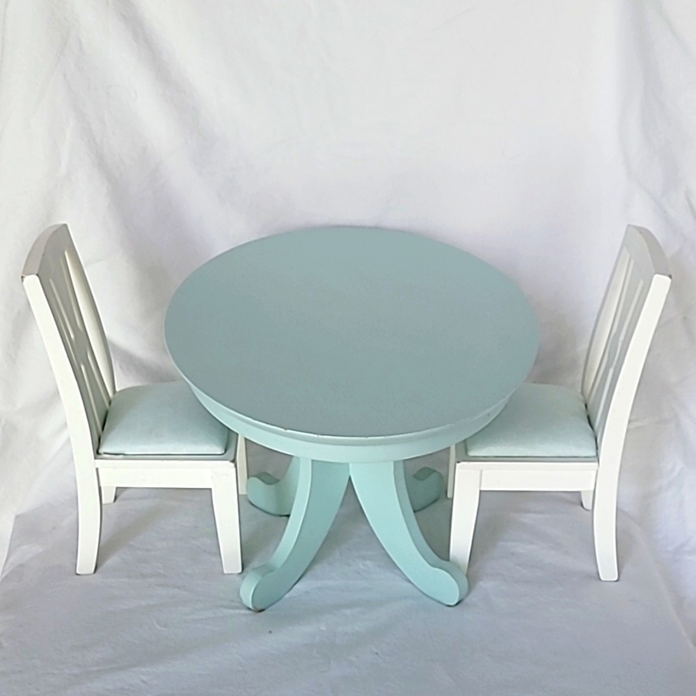 American Girl 2014 Table & Chairs 3 pc Set